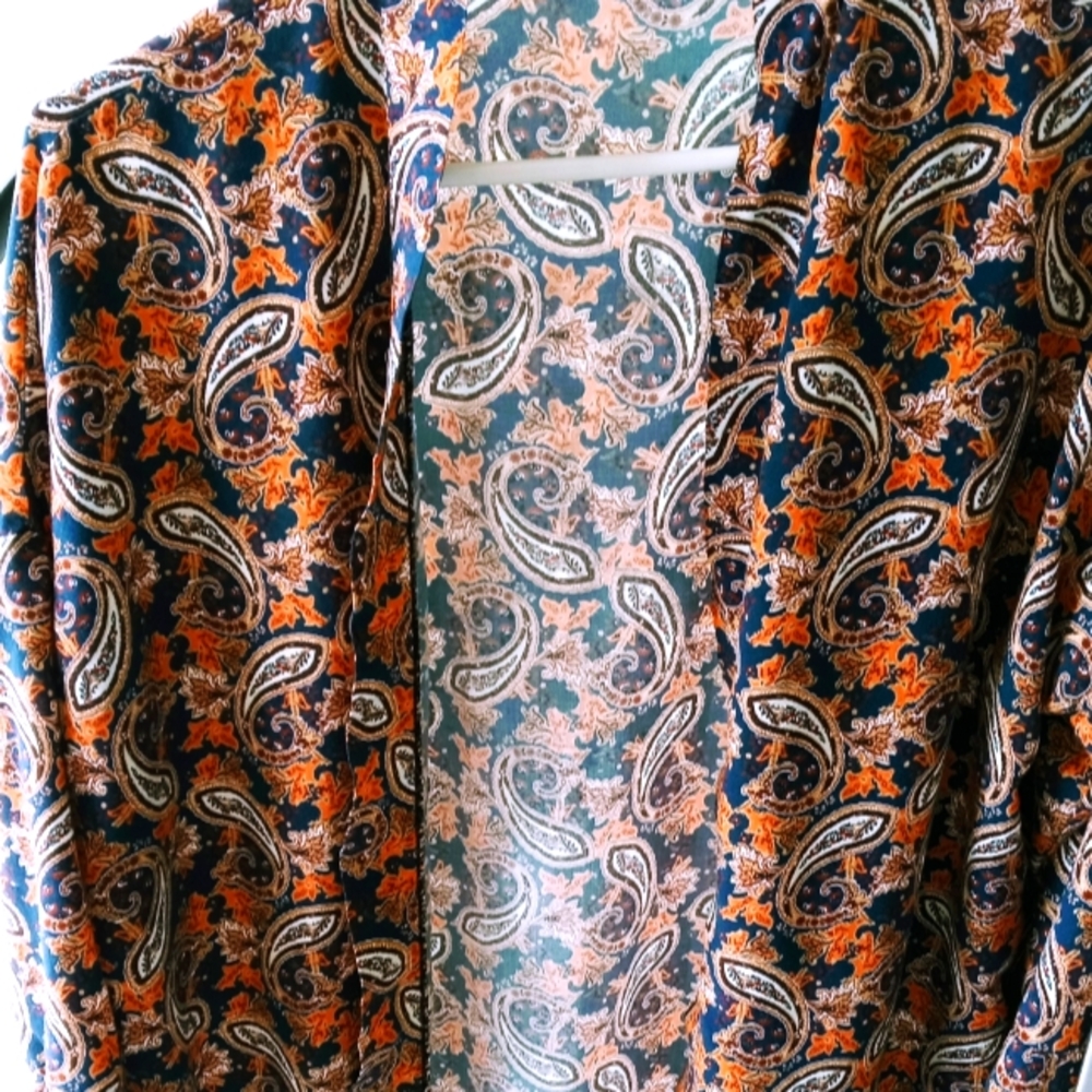 Boho Chic Paisley Kimono